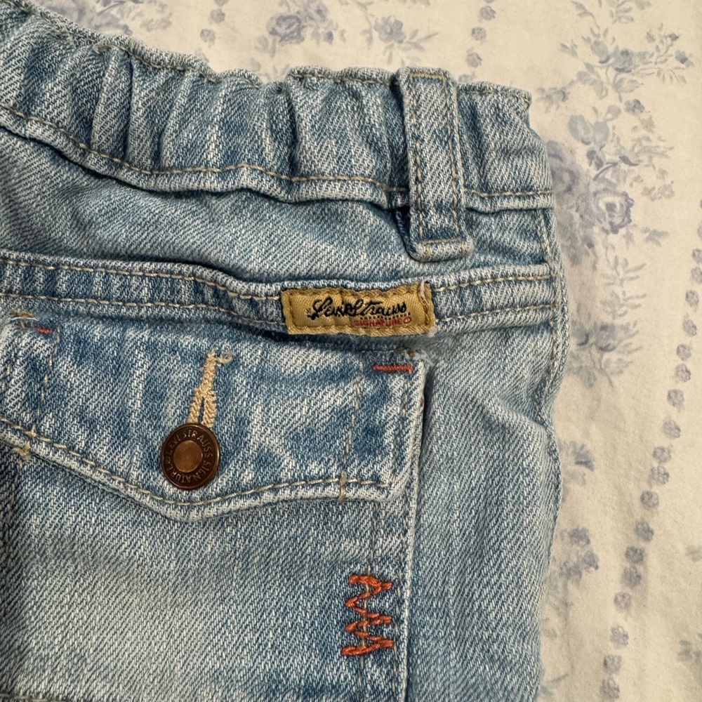 Y2K Ruffle Denim Skirt - Picture 3 of 6